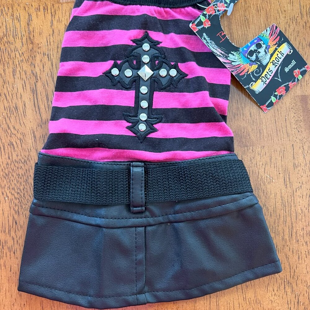 Bret Michaels Pets Rock Collection - Pink Dress (for small dog)